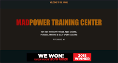 Desktop Screenshot of madpowertraining.com