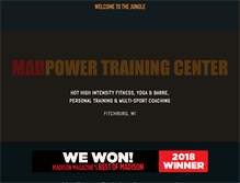 Tablet Screenshot of madpowertraining.com